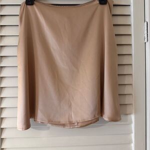 Reformation A-Line Skirt in Tan